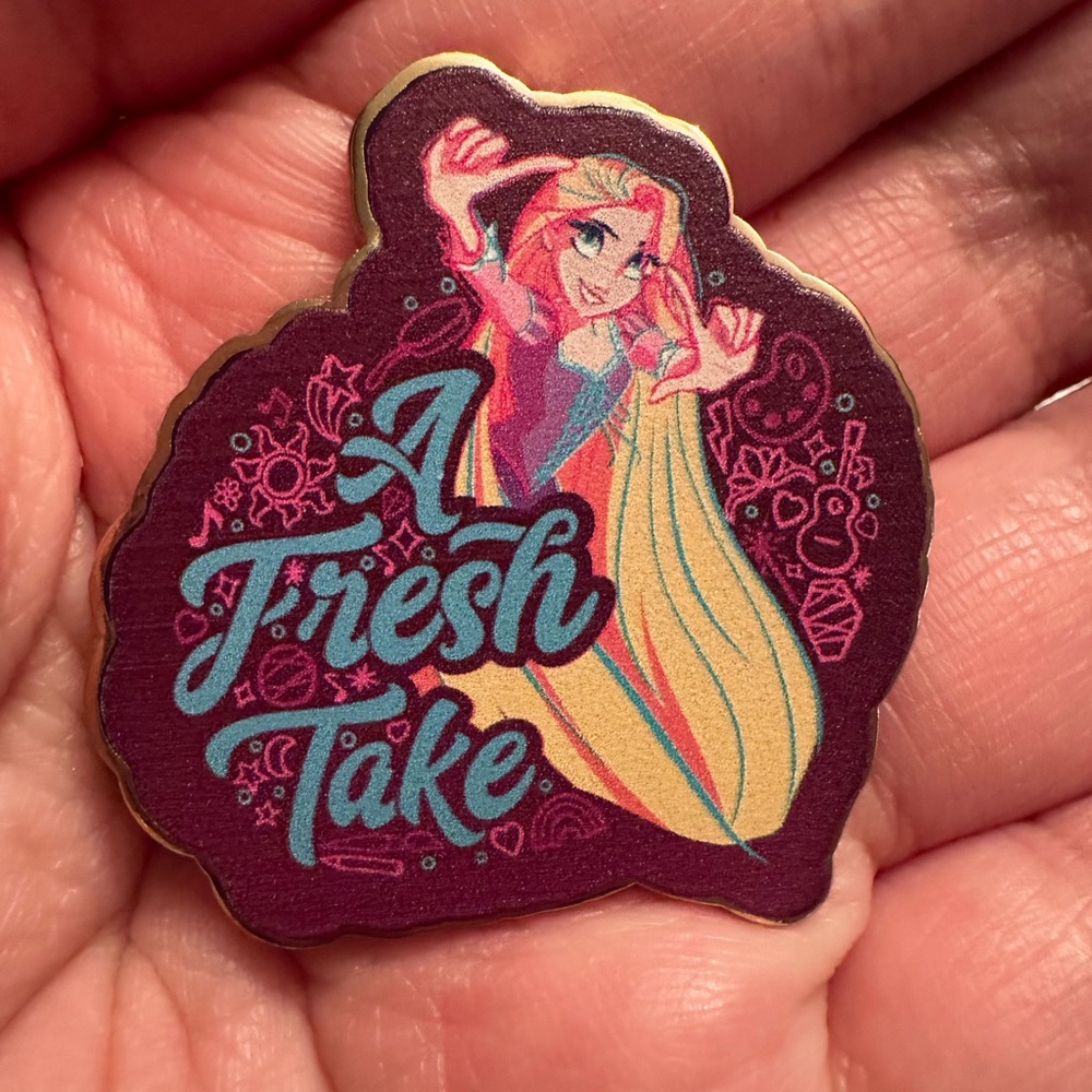 📍FINAL📍2022 Disney Princess Quotes Rapunzel from Tangled "A Fresh Take" Pin